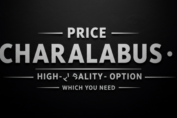 price charalabush | High-Quality Options Which You Need