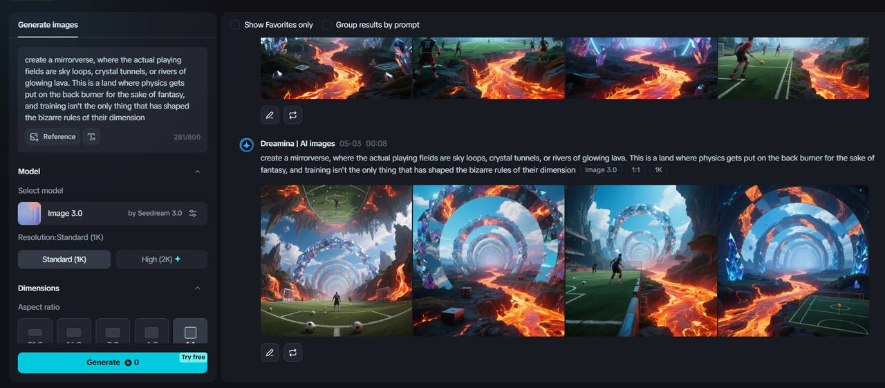 Mirrorverse Athletes: Invent Sports from Alternate Realities
