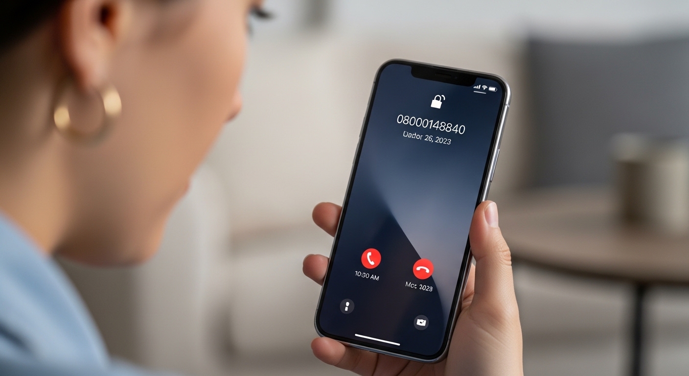 Who called me from 08000148840?